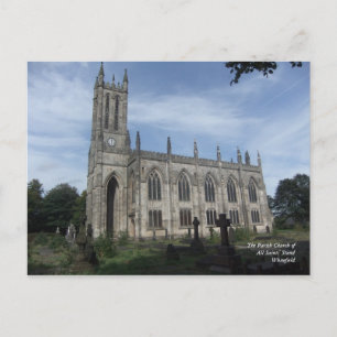 The Parish Church of All Saints' Stand, Whitefield Postcard