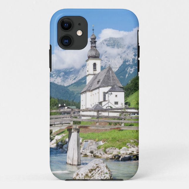 The parish church of Ramsau Case-Mate iPhone Case (Back)