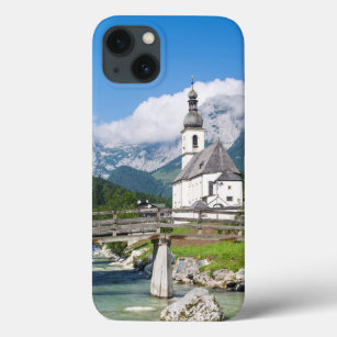 The parish church of Ramsau in Bavaria, Germany iPhone 13 Case