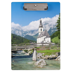 The parish church of Ramsau in Bavaria, Germany Clipboard