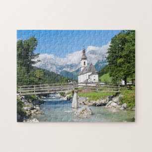 The parish church of Ramsau Jigsaw Puzzle