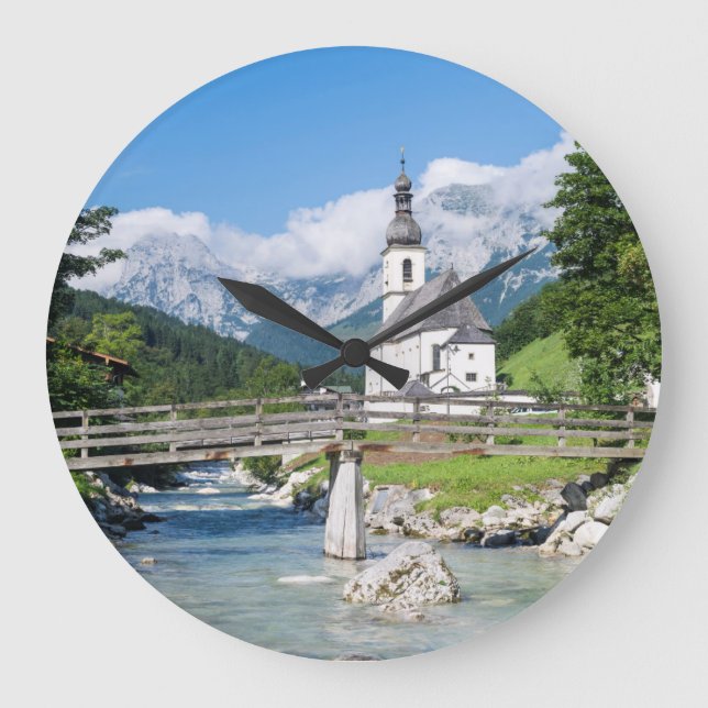 The parish church of Ramsau Large Clock (Front)