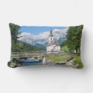 The parish church of Ramsau Lumbar Cushion