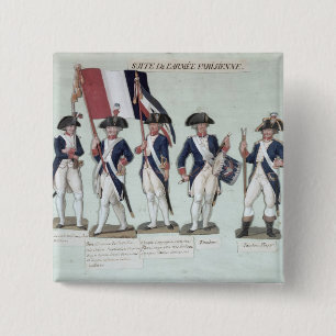 The Parisian Army during the French 15 Cm Square Badge