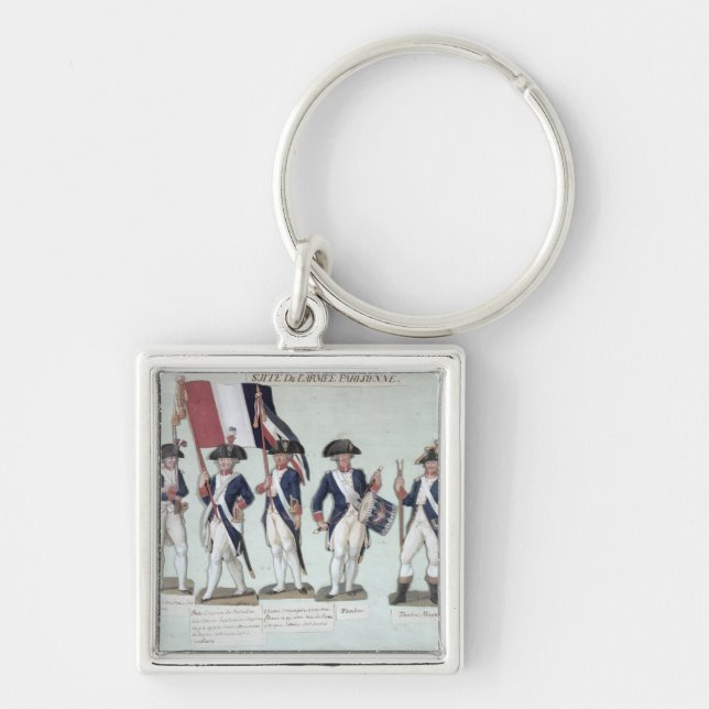 The Parisian Army during the French Key Ring (Front)