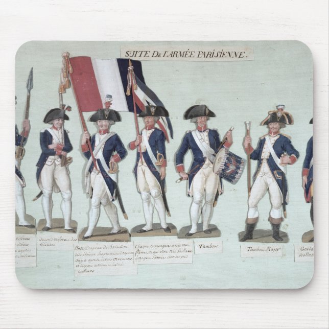 The Parisian Army during the French Mouse Pad (Front)