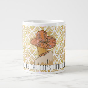 The Parisian Flapper Fashionista Art Deco Style  Large Coffee Mug