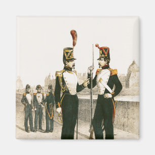The Parisian Municipale Guard Magnet