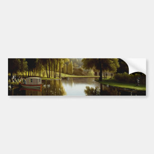 The Park at Mortefontaine (by Bidaud) Bumper Sticker