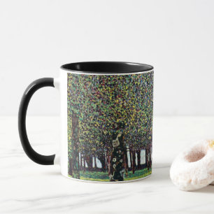 The Park by Gustav Klimt, Vintage Art Nouveau Mug