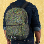The Park by Gustav Klimt, Vintage Art Nouveau Printed Backpack<br><div class="desc">The Park (1910) by Gustav Klimt is a vintage Victorian Era fine art symbolism painting. A nature landscape with trees in a forest and people walking in the shade along a path in a public park in the summer. About the artist: Gustav Klimt (1862-1918) was an Austrian Symbolist painter and...</div>