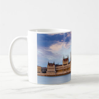 The Parliament building in Budapest on the Danube  Coffee Mug