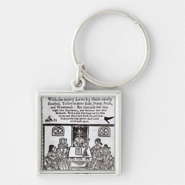 The Parliament of Women, 1656 Key Ring (Front)