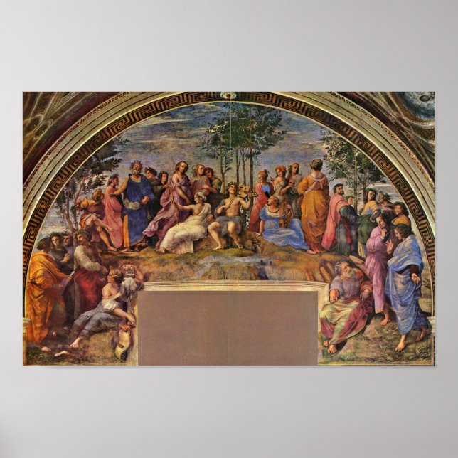 The Parnassus By Raffael (Best Quality) Poster (Front)