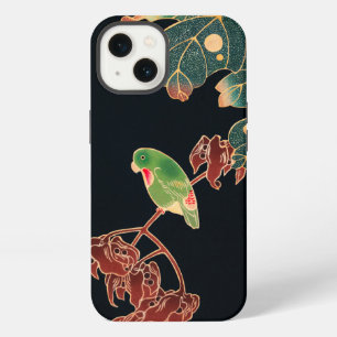 The Paroquet Colourful Bird Japanese illustration iPhone 13 Case