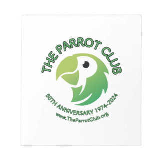 The Parrot Club 50th Anniversary Notepad