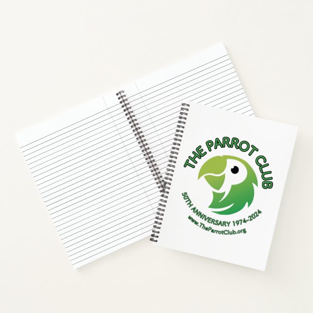 The Parrot Club 50th Anniversary Spiral Notebook (Inside)