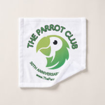 The Parrot Club 50th Anniversary Wash Cloth