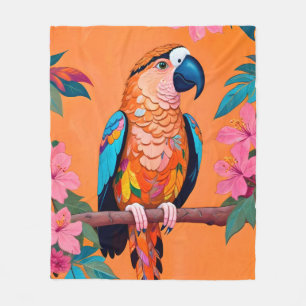 The Parrot Fleece Blanket