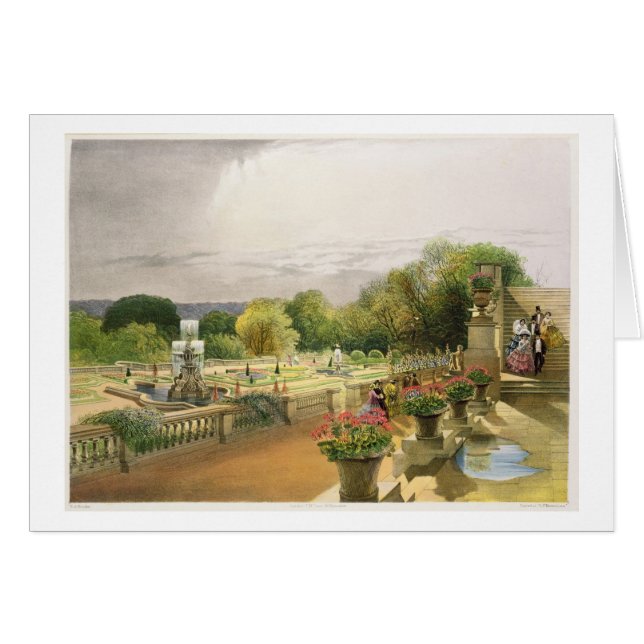 The Parterre, Harewood House near Leeds, pub. by T (Front Horizontal)