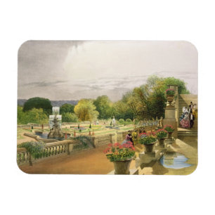 The Parterre, Harewood House near Leeds, pub. by T Magnet