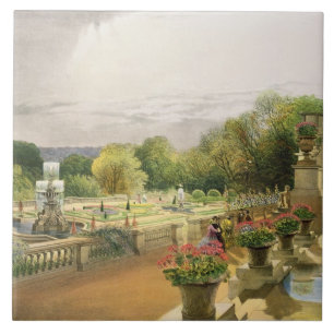The Parterre, Harewood House near Leeds, pub. by T Tile