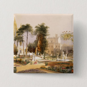 The Parterre in the Gardens at Wilton, the seat of 15 Cm Square Badge