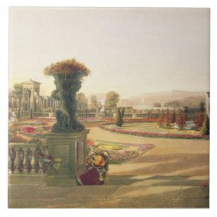 The Parterre, Trentham Hall Gardens, pub. by Thoma Ceramic Tile