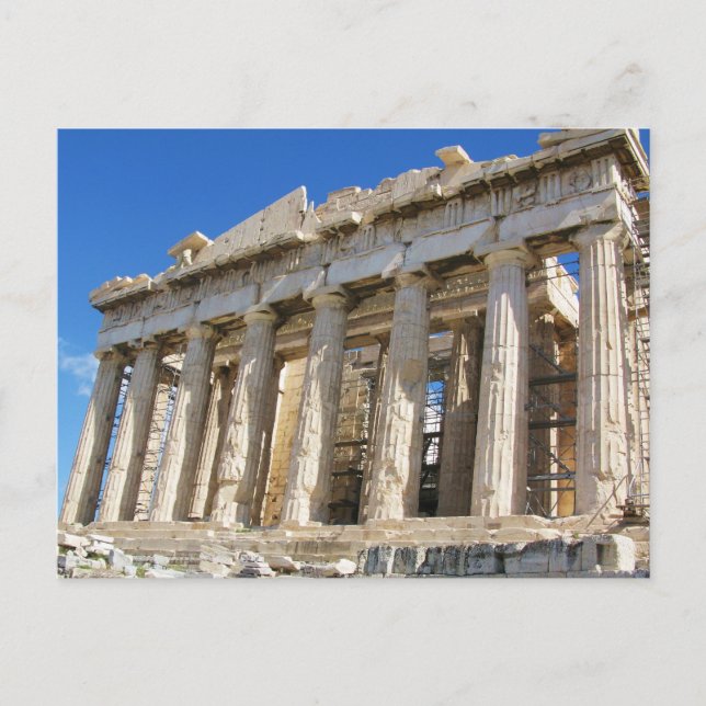 The Parthenon at Acropolis  447 BC Postcard (Front)