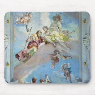 The Parting of Venus from Adonis, 1707-08 (fresco) Mouse Pad