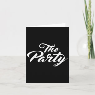 The Party Bachelor Bachelorette Bride Groom Weddin Card