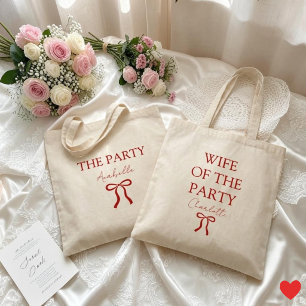 The Party Bachelorette Party Bridesmaid Tote Bag