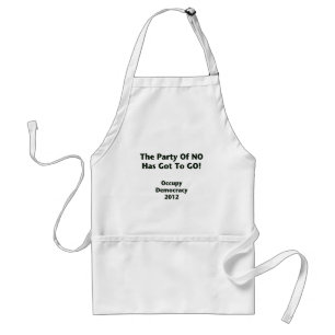 The Party of No Has Got to Go Standard Apron