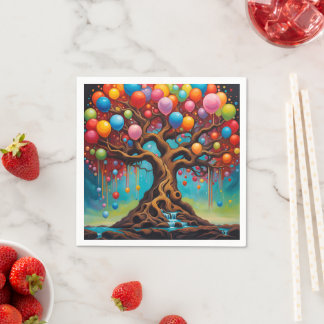 The party tree napkin