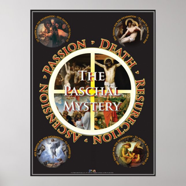 The Paschal Mystery Poster (Front)
