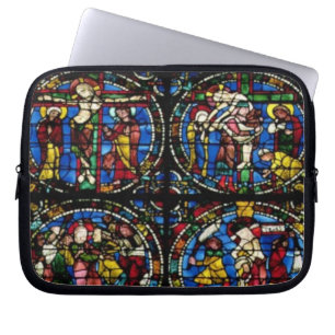The Passion, lancet window in the west facade, 12t Laptop Sleeve