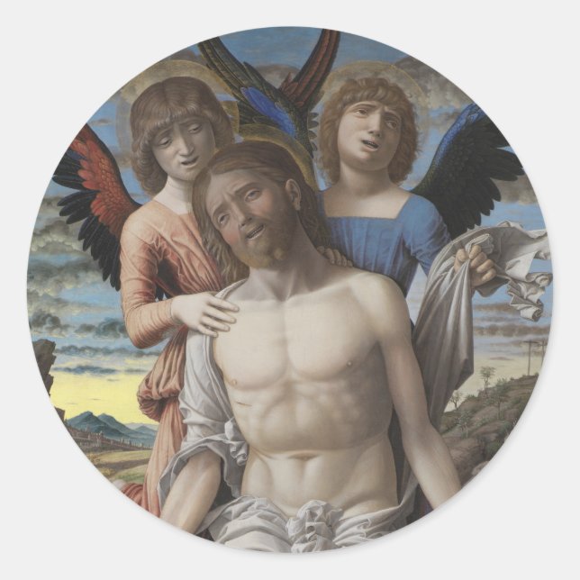 THE PASSION OF CHRIST CLASSIC ROUND STICKER (Front)