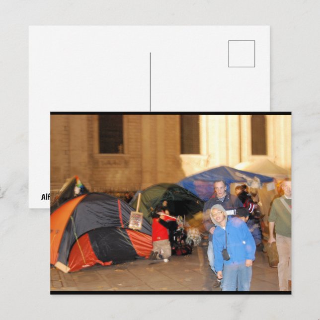 The Passionate Protest Postcard (Front/Back)