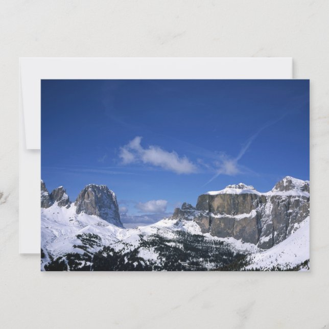 The Passo Sella Holiday Card (Front)