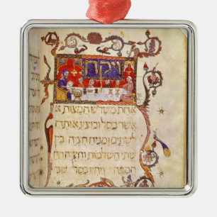 The Passover Meal, Northern Spain Metal Ornament