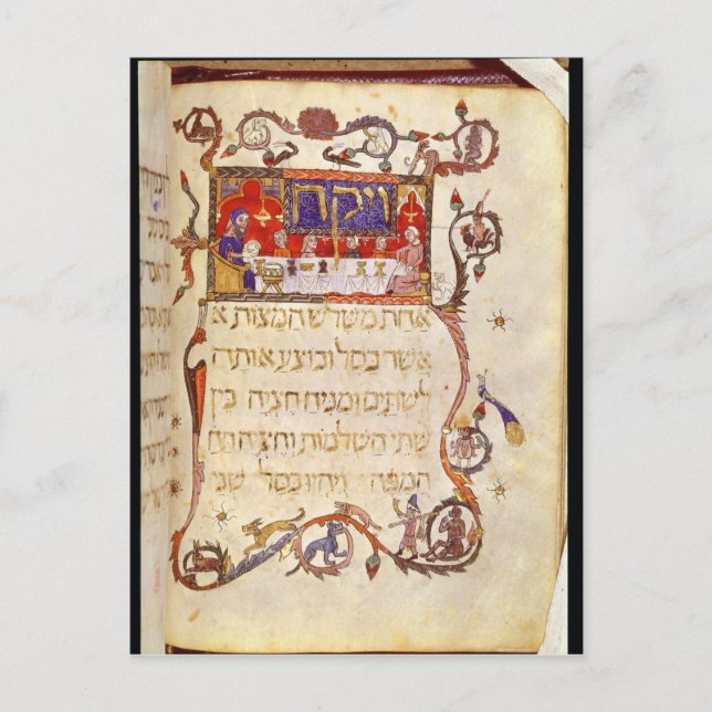 The Passover Meal, Northern Spain Postcard (Front)