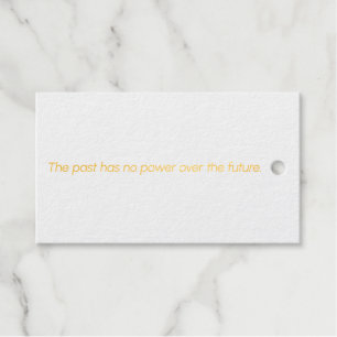 The Past Foil Gift Tag