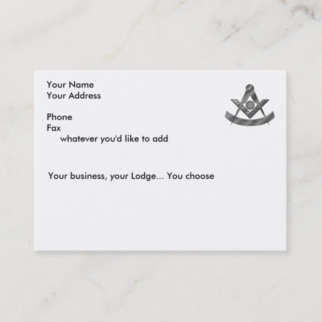 The Past Masters Card (Front)