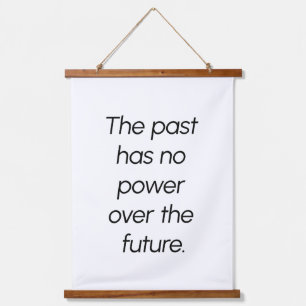 The Past Wood Topped Wall Tapestry