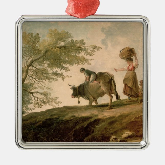 The Pasture Metal Tree Decoration (Front)