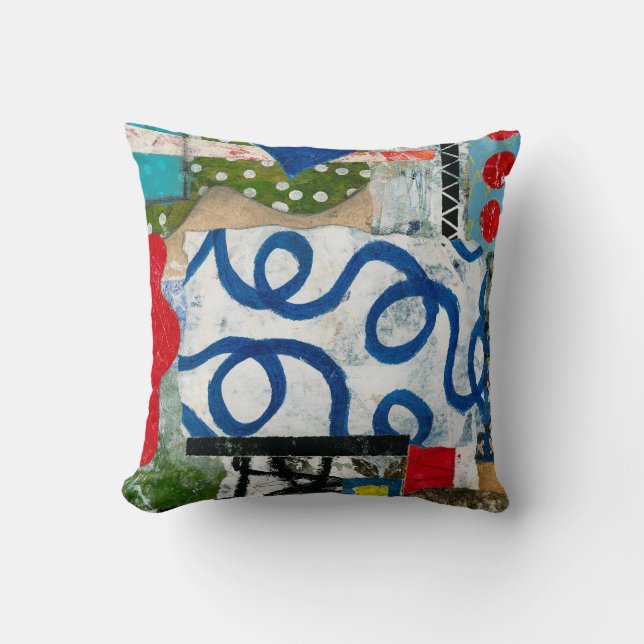 The Path Ahead Throw Pillow (Front)