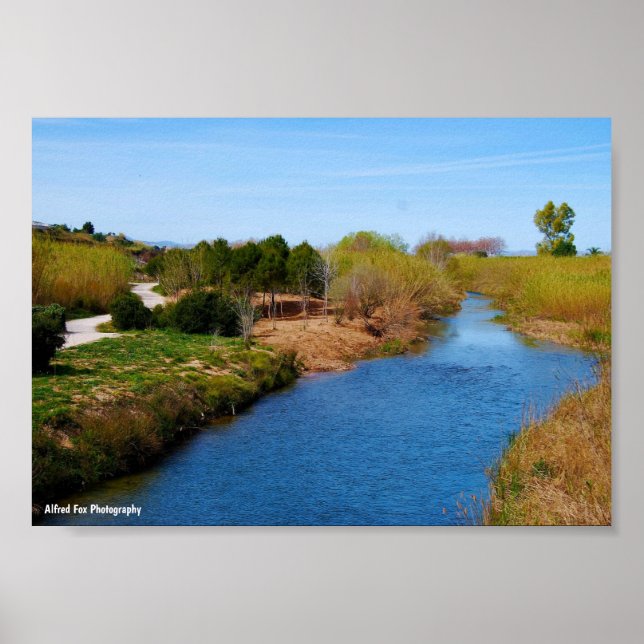 The Path Along the Túria River Poster (Front)
