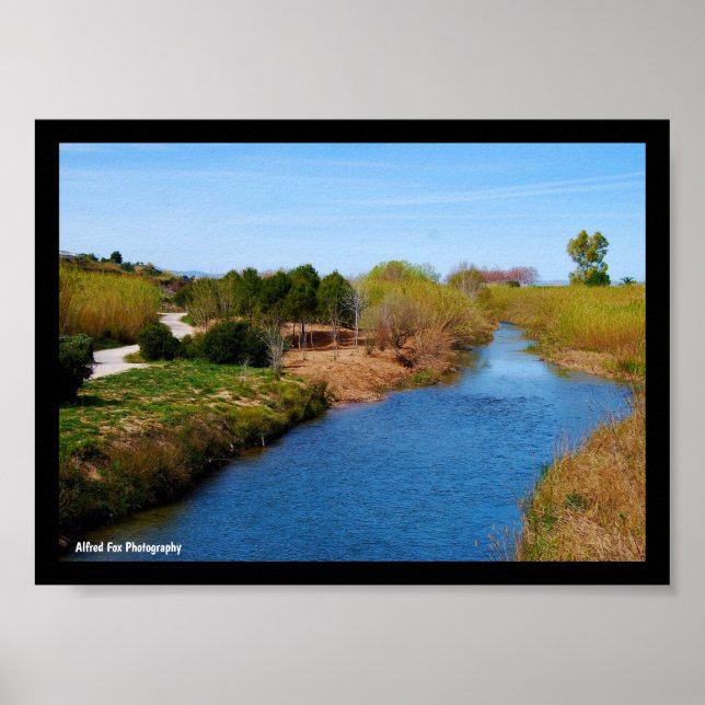 The Path Along the Túria River Poster (Front)