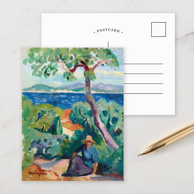 The Path Behind Oustalet | Henri Manguin Postcard (Creator Uploaded)