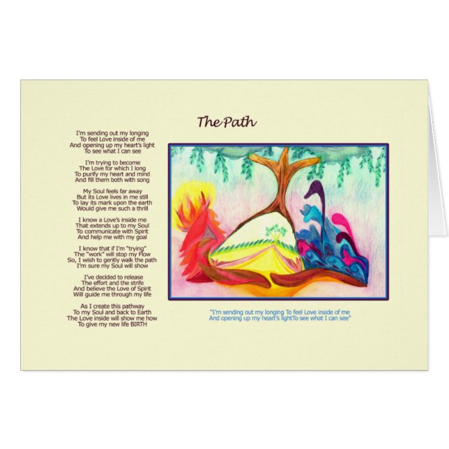 The Path Card (Front Horizontal)